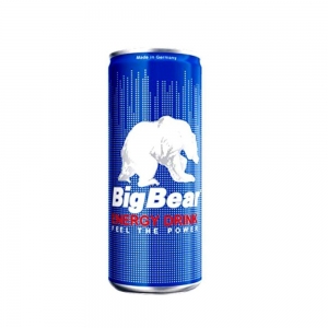 نوشیدنی انرژی زا بیگ بر Big Bear- حجم 250 میلی لیتری باکس 24 عددی