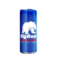 نوشیدنی انرژی زا بیگ بر Big Bear- حجم 250 میلی لیتری باکس 24 عددی