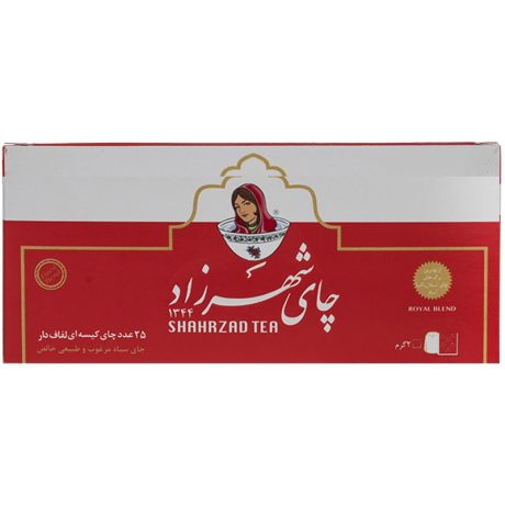 چای رویال کیسه ای شهرزاد بسته 25 عددی