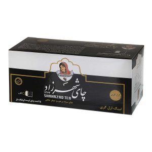 چای ارل گری کیسه ای شهرزاد بسته 25 عددی