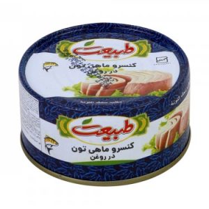 کنسرو ماهی تن در روغن طبیعت 180 گرمی