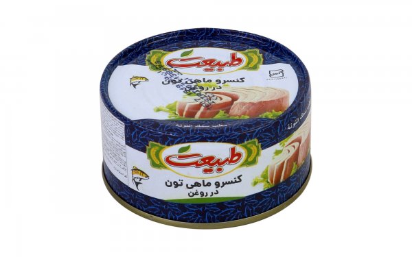 کنسرو ماهی تن در روغن طبیعت 180 گرمی